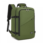 KONO Plecak podróżny kabinowy do samolotu RYANAIR 40x20x25 zielony