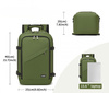 KONO Plecak podróżny kabinowy do samolotu RYANAIR 40x20x25 zielony