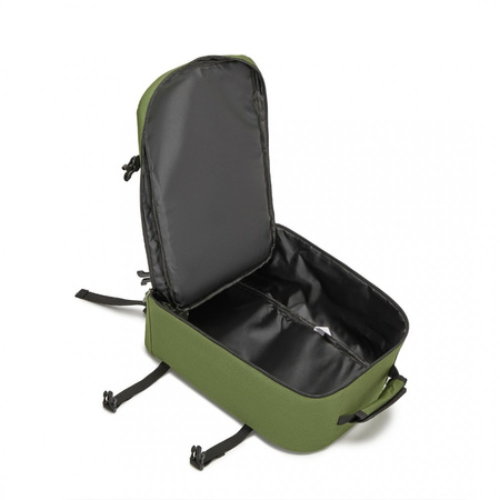 KONO Plecak podróżny kabinowy do samolotu RYANAIR 40x20x25 zielony